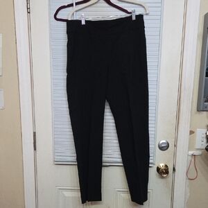 Maison Jules Black Ankle Ponte Pants